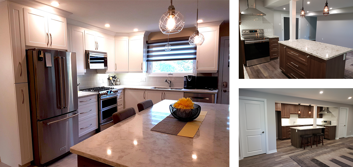 beautiful kitchens renovated by First Place Renovations in Ottawa